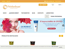 Tablet Screenshot of pirinherbsan.com